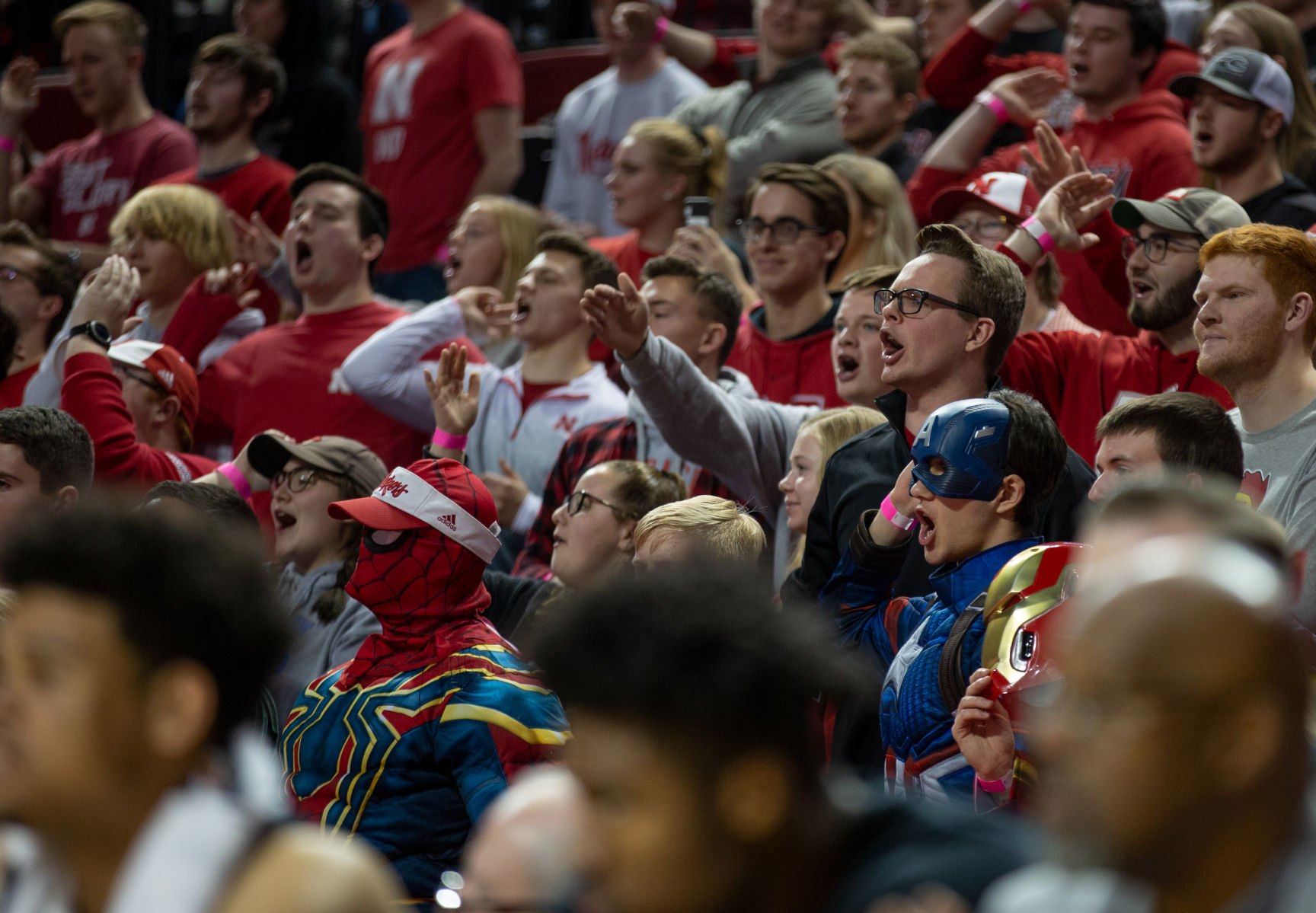 Nebraska Basketball vs. Michigan State Photo No. 9